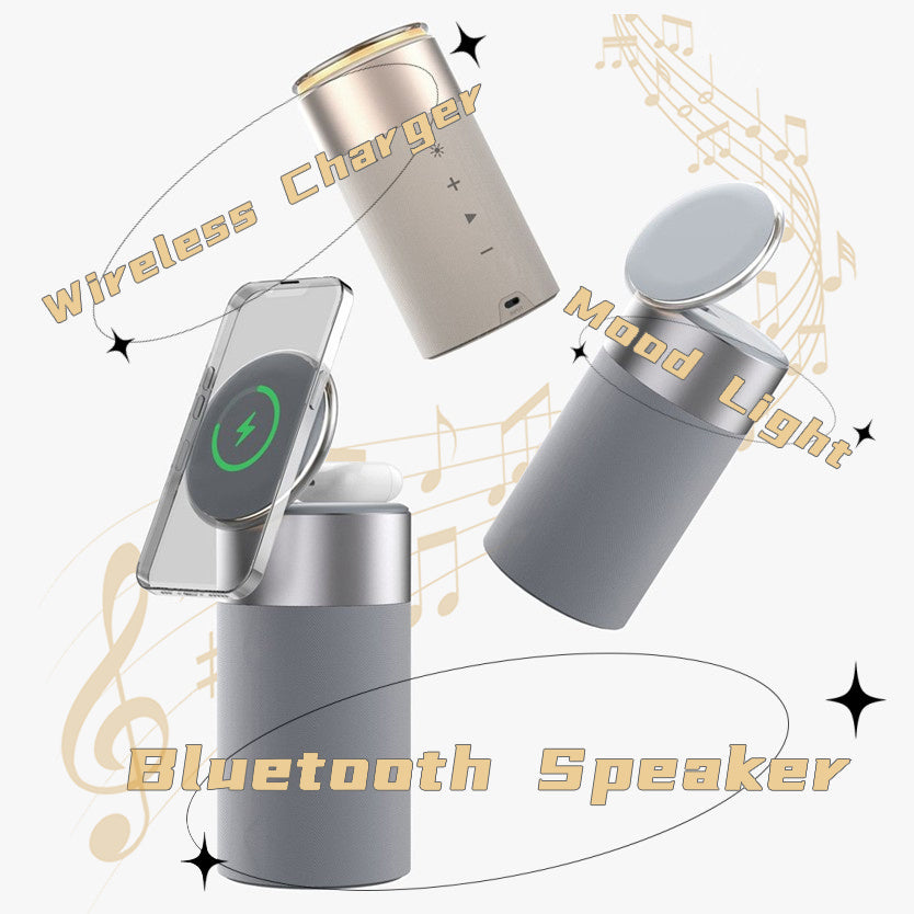 3-in-1 Multi-Function Wireless Speaker With Touch Lamp