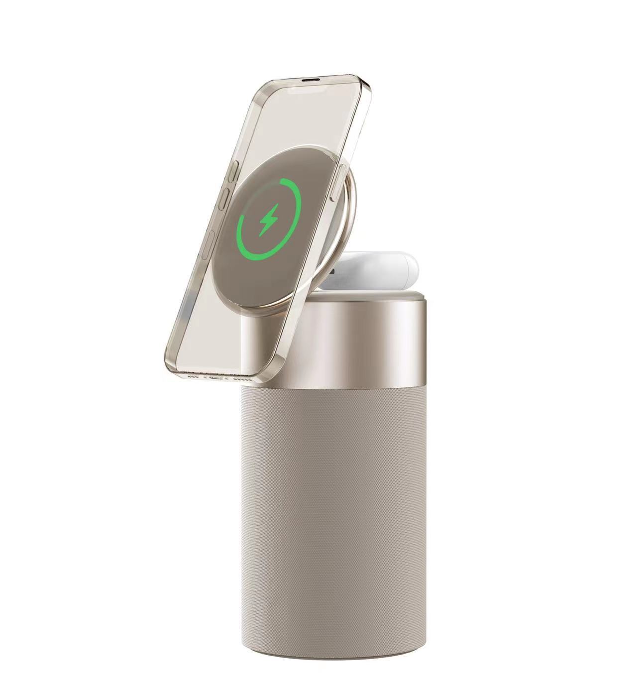 3-in-1 Multi-Function Wireless Speaker With Touch Lamp