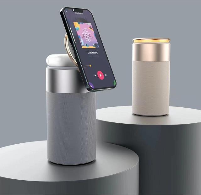 3-in-1 Multi-Function Wireless Speaker With Touch Lamp