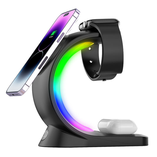 4-in-1 Magnetic Wireless Fast Charger Stand