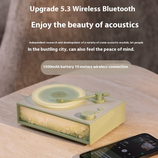 Desktop Vinyl Bluetooth Speaker