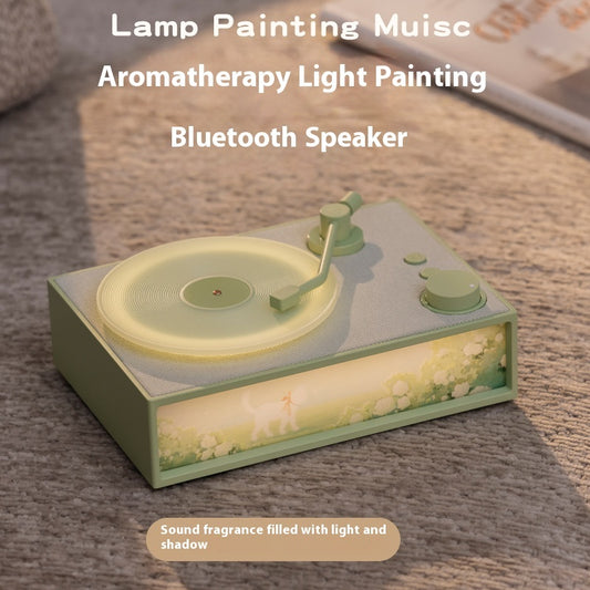 Desktop Vinyl Bluetooth Speaker